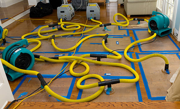 Professional Crawl Space Water Removal technician working in Wright, WY